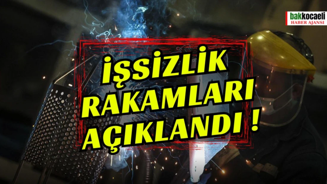 İşsizlik rakamları açıklandı!