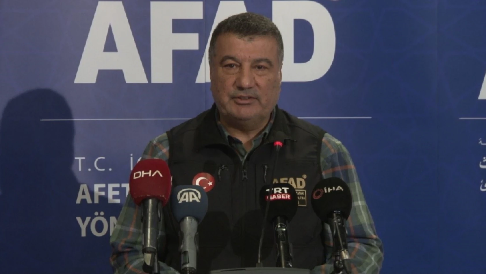 AFAD Deprem ve Risk Azaltma Genel Müdürü Tatar'dan önemli açıklamalar