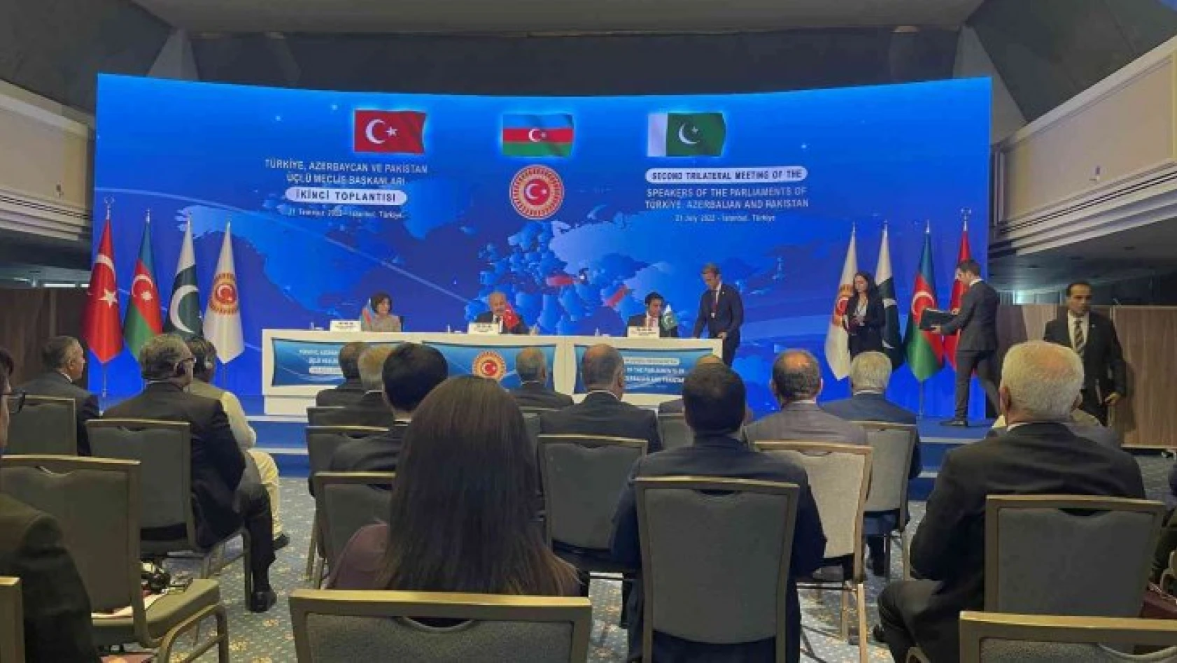 Azerbaycan-Pakistan-Türkiye meclis başkanları 'İstanbul Beyannamesi'ni kabul etti