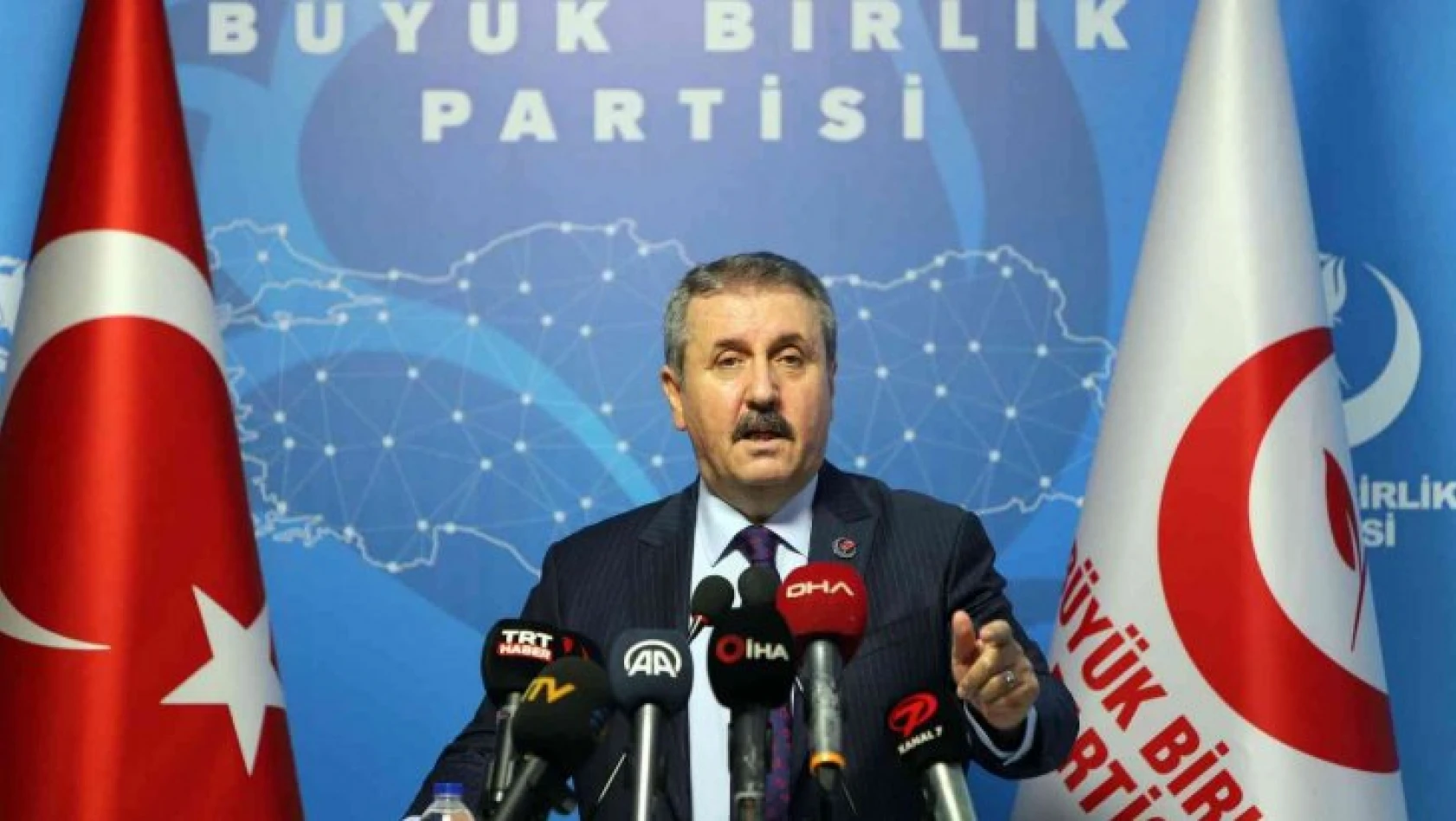 BBP Genel Başkanı Destici: 'PKK'ya desteği keserlerse Türkiye NATO üyeliklerine neden hayır desin'