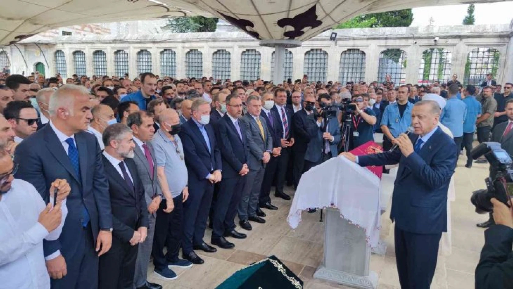 Cumhurbaşkanı Erdoğan, Fethiye Gümüşdağ'ın cenazesine katıldı