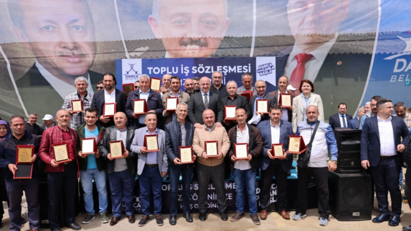 Darıca'da işçinin yüzünü güldüren sözleşme imzalandı