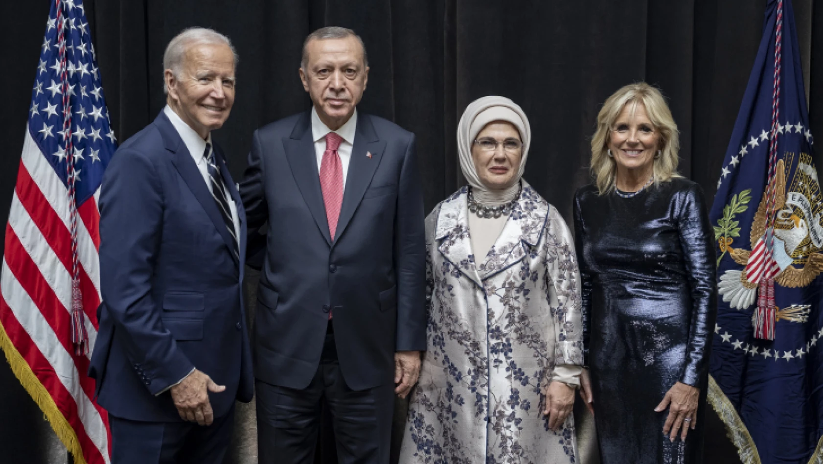 Erdoğan ve Biden'dan aile fotoğrafı