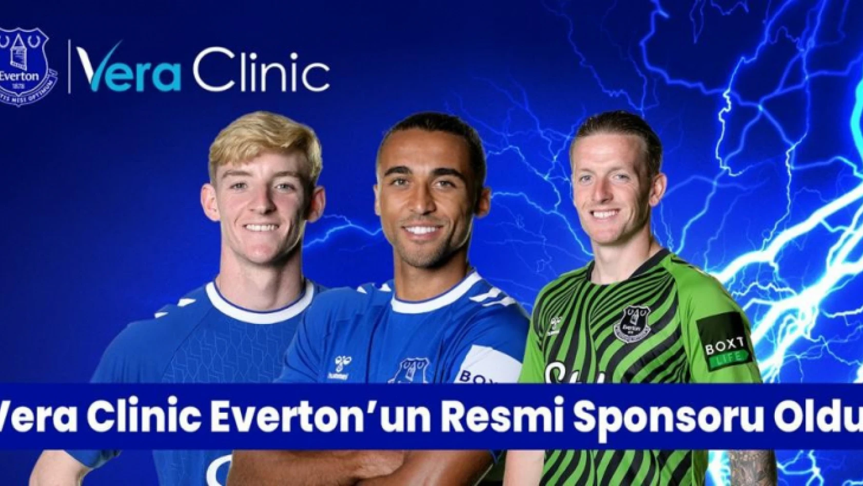 İngiliz takımı Everton'ın Vera Clinic resmi sponsoru oldu
