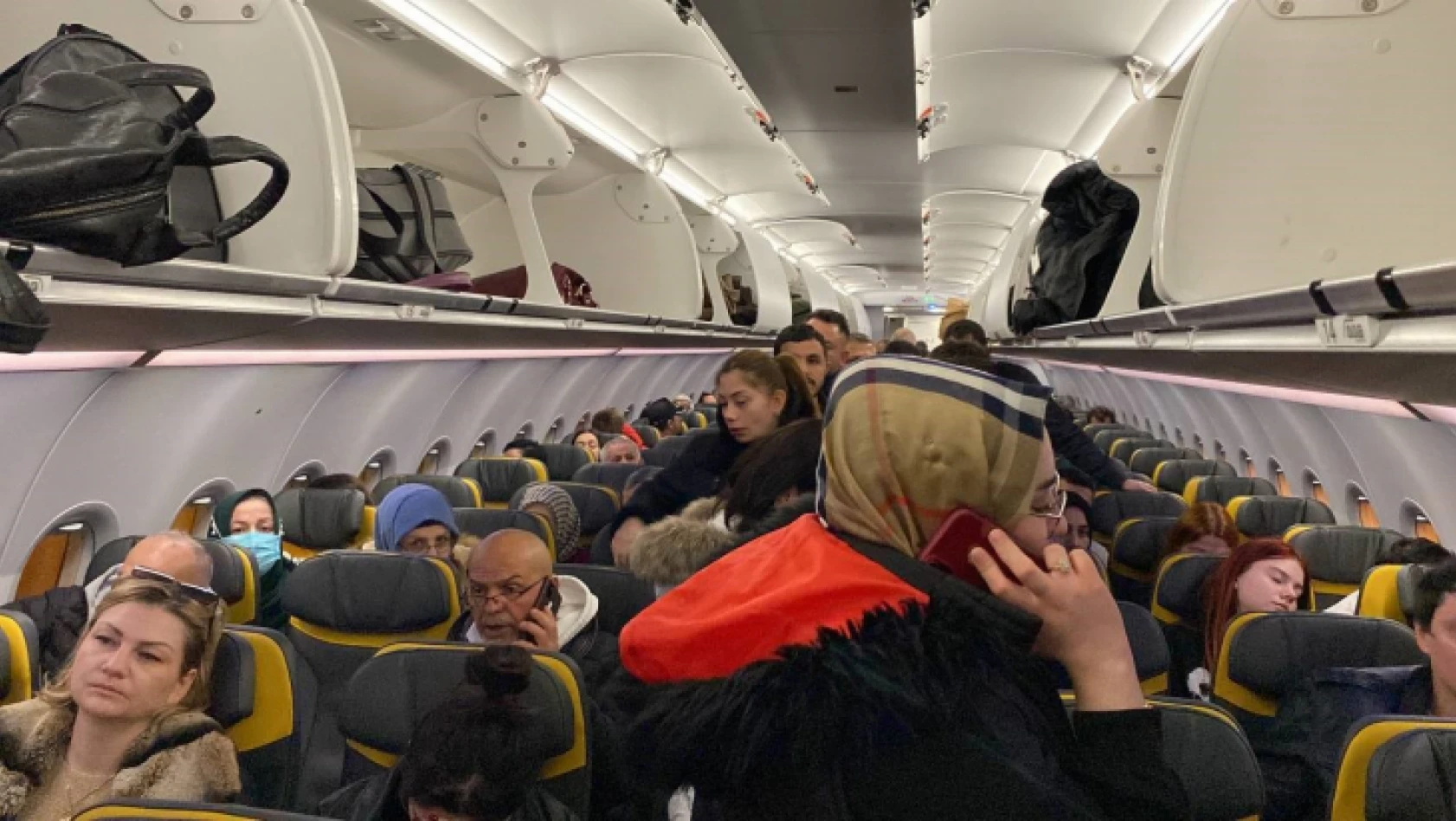 İstanbul-Ordu seferini yapan uçakta panik anları
