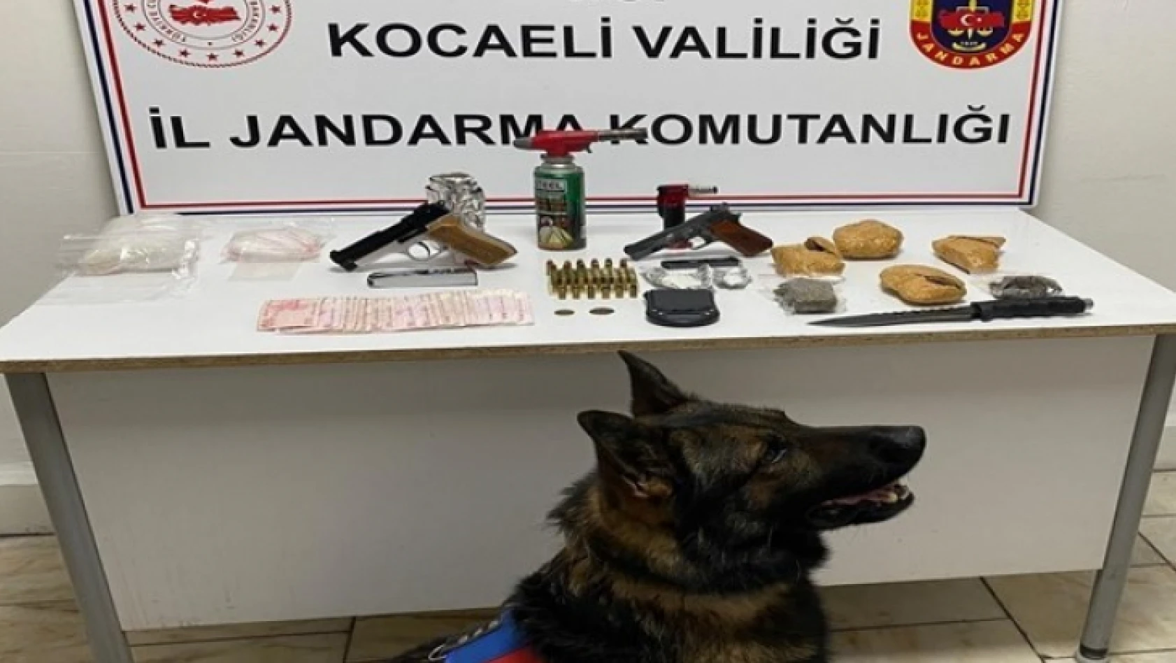 Kocaeli Jandarma'dan uyuşturucu operasyonu