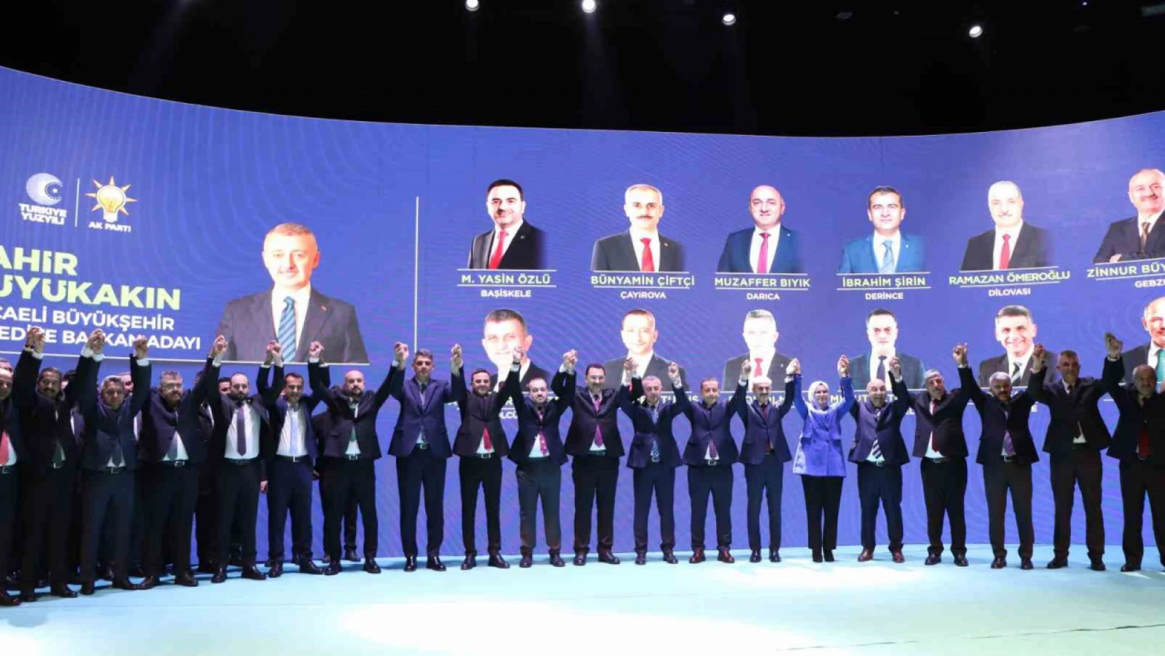 Kocaeli'nin AK Parti belediye başkan adayları tanıtıldı