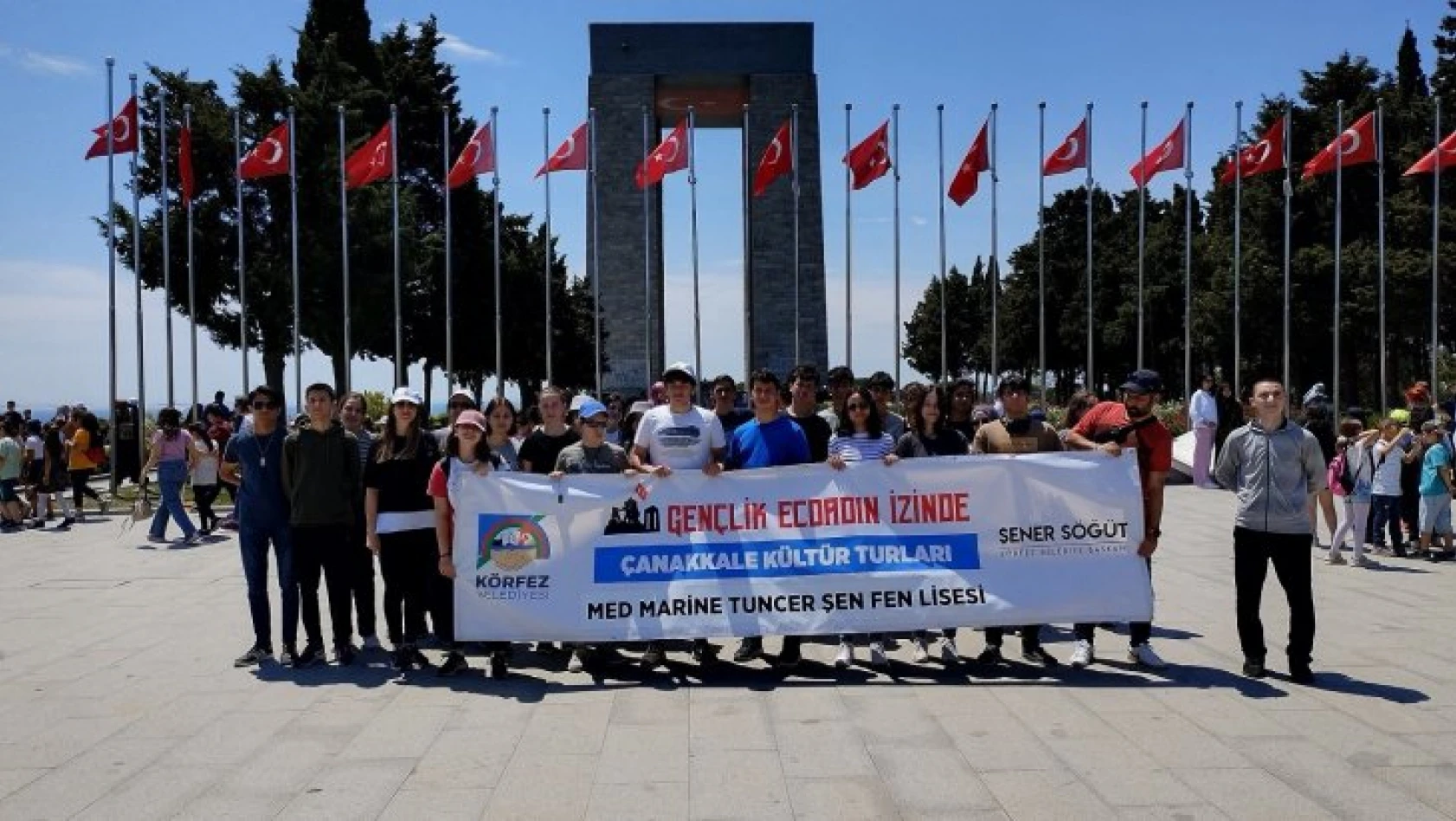 Körfezli öğrenciler Çanakkale'de