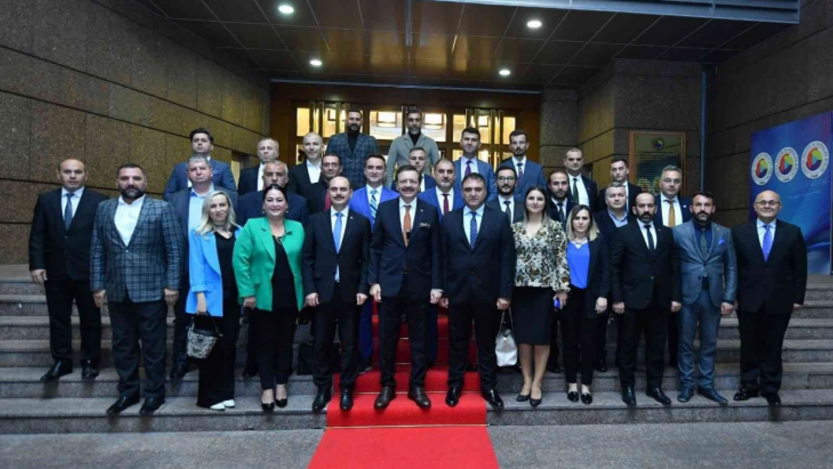 KTO Yönetim Kurulu Başkanı Recep Öztürk'ten,TOBB Başkanı Hisarcıklıoğlu'nu ziyaret