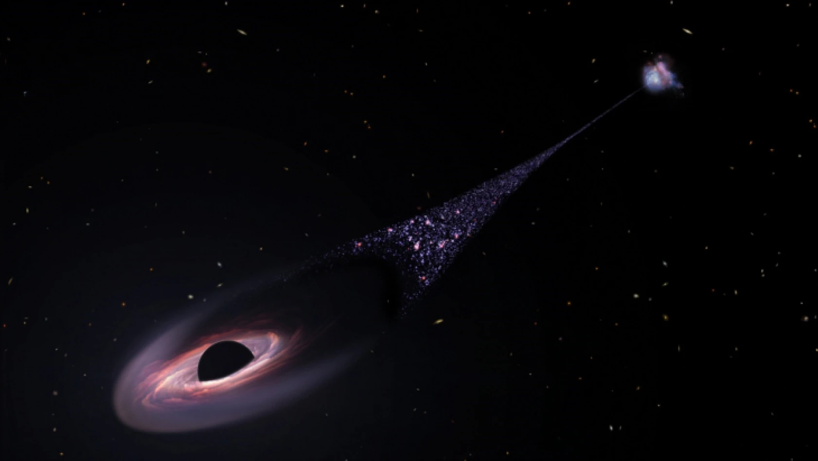 NASA'dan kara delik keşfi: '20 milyon güneş ağırlığında, görünmez canavar'