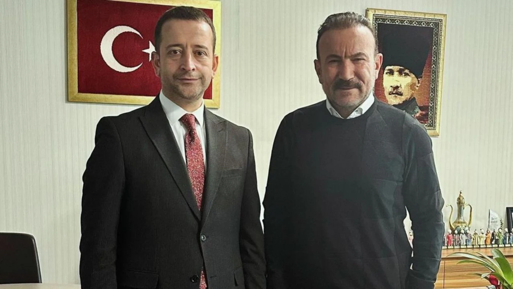 Nevzat Doğan, AK Parti İzmit Belediye Başkan Adayı Muharrem Tutuş'u ağırladı
