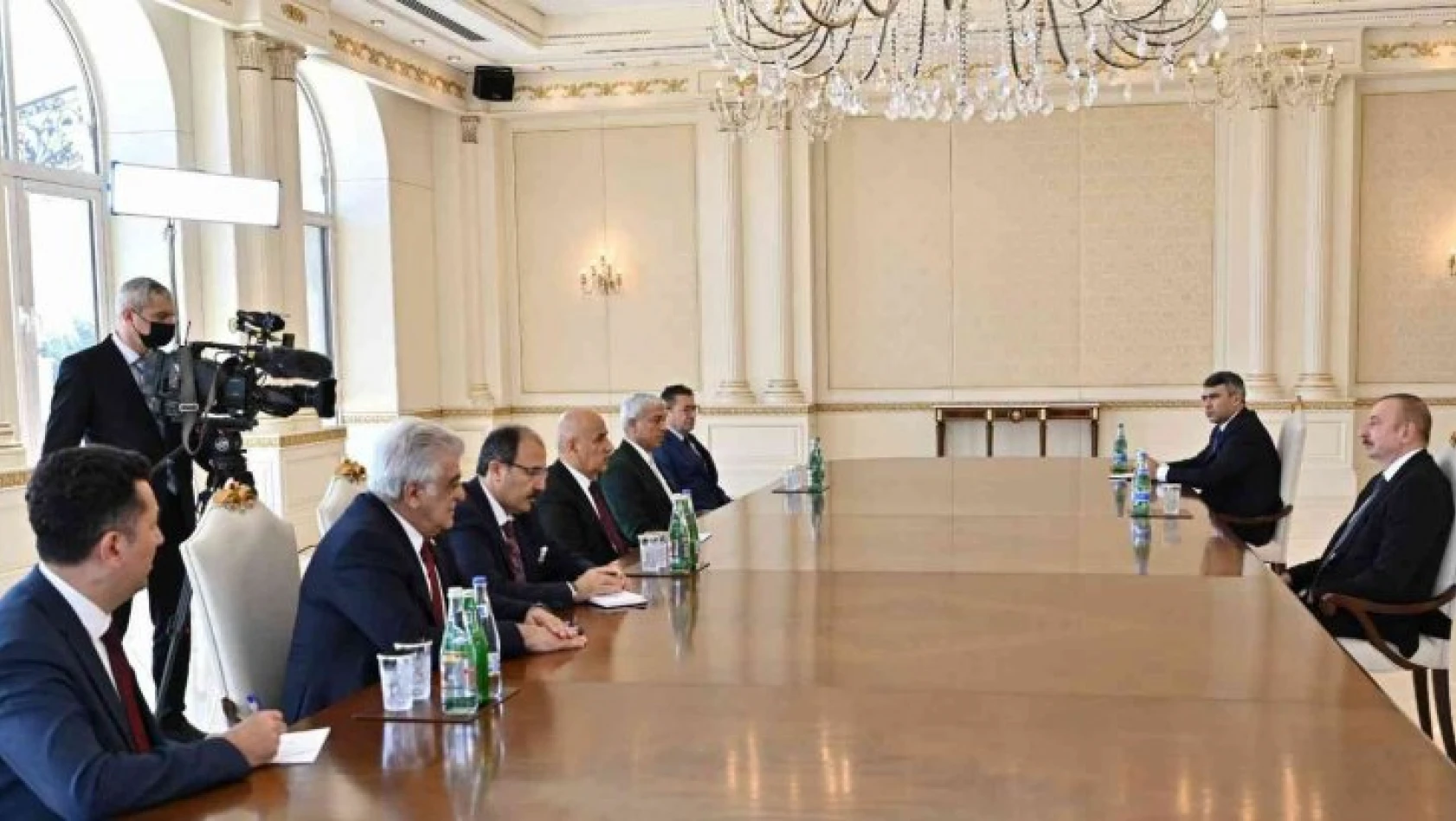 Tarım ve Orman Bakanı Kirişci, Aliyev tarafından kabul edildi