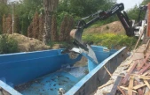Kartepe'de kaçak bungalovlar yıkıldı