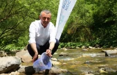 Kirazdere'ye 8 bin alabalık bırakıldı