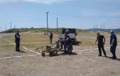 Kurban satış alanında çizgiler çekildi