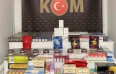 TEM'de durdurulan araçta kaçak tütün ve çay ele geçirildi