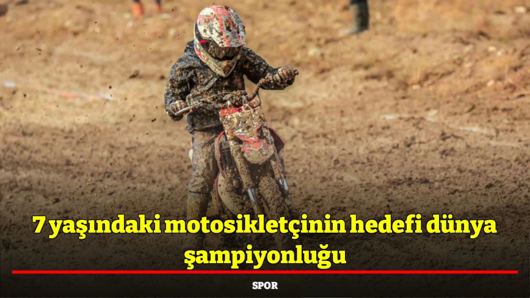 7 yaşındaki motosikletçinin hedefi dünya şampiyonluğu