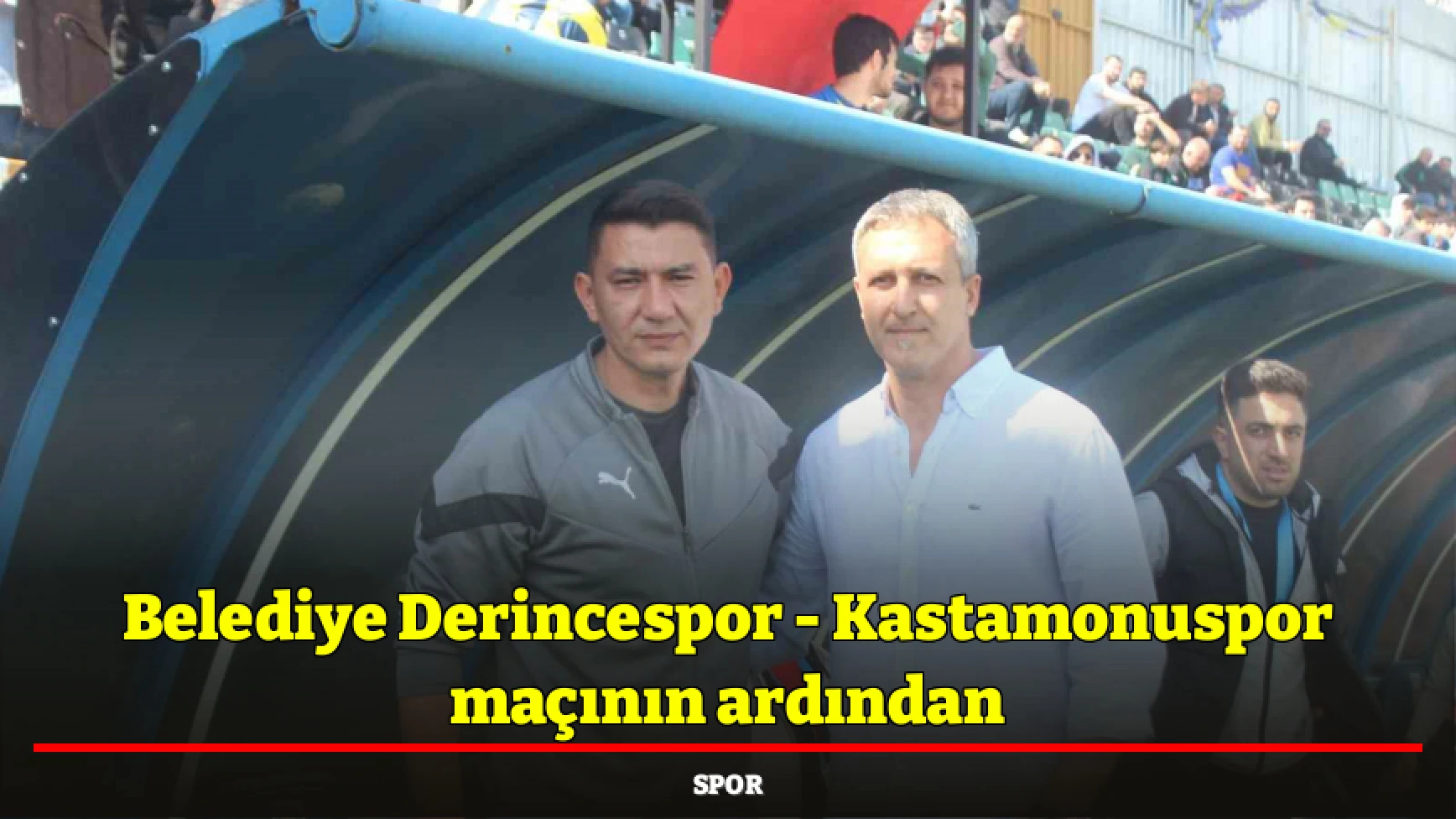 Belediye Derincespor - Kastamonuspor maçının ardından