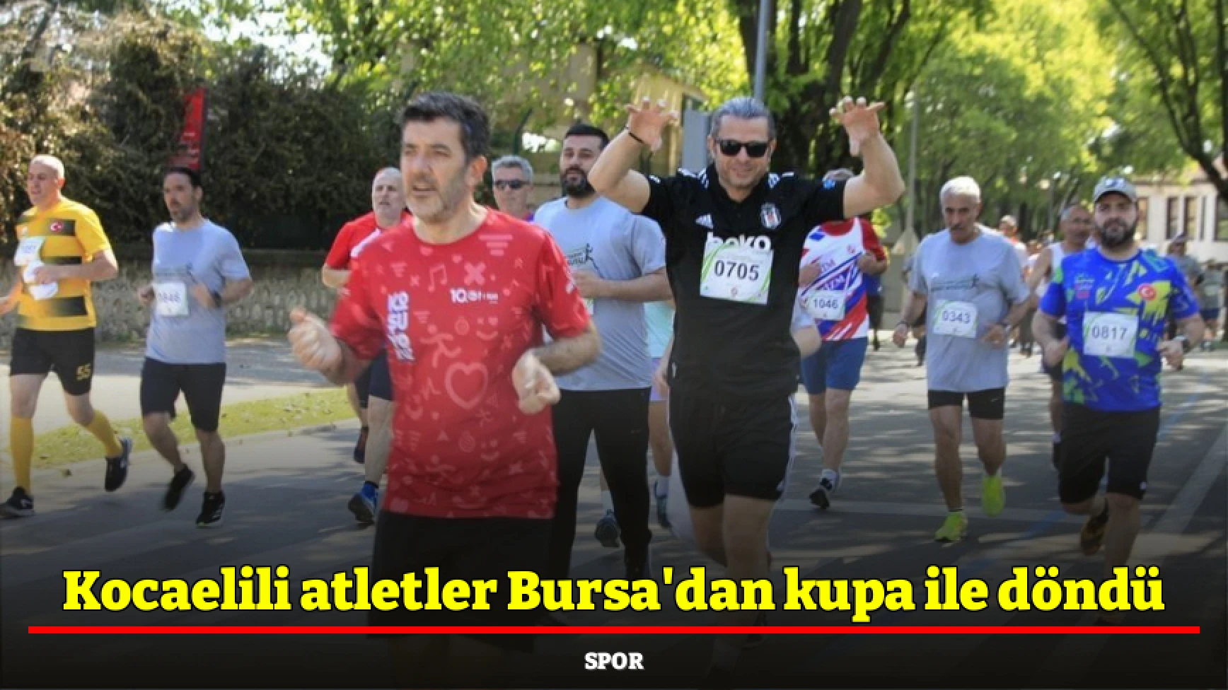 Kocaelili atletler Bursa'dan kupa ile döndü