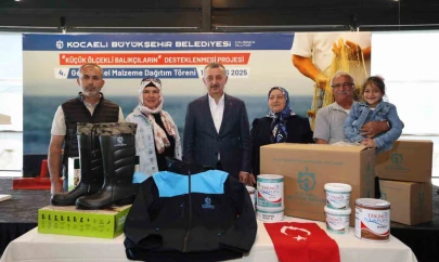 Büyükşehir son 4 yılda bin 229 balıkçıya malzeme desteği verdi