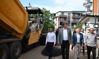 Ertuğrulgazi mahallesine 250 ton asfalt