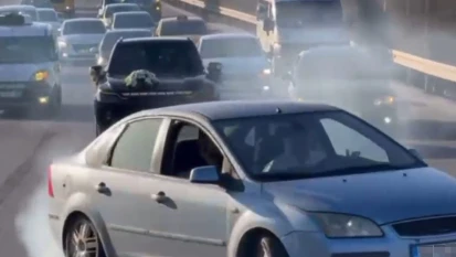 Düğün konvoyunda drift yapan sürücüye 46 bin TL ceza