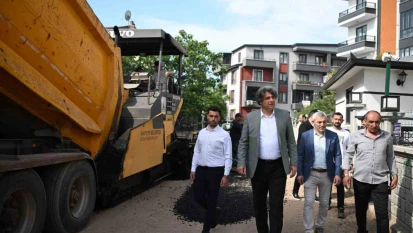 Ertuğrulgazi mahallesine 250 ton asfalt