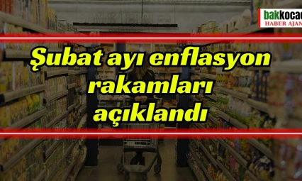 Şubat ayı enflasyon rakamları açıklandı