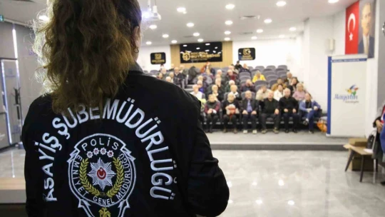 65 yaş üstü vatandaşlara güvenlik tedbirleri eğitimi