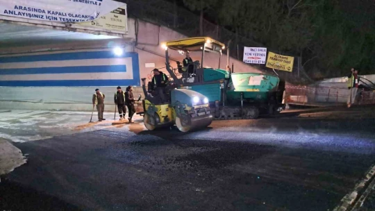 Alikahya'daki menfez yeniden trafiğe açıldı