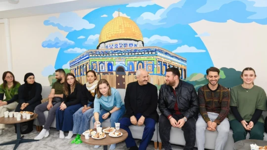 Erasmus öğrenciler Güzide Gençlik Merkezi'ni gezdi