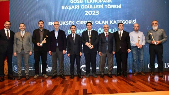 GOSB Teknopark Başarı Ödülleri sahiplerini buldu