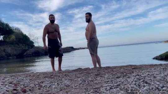 Kış ayında yazdan kalma günler: Deniz sezonunu Ocak ayında açtılar