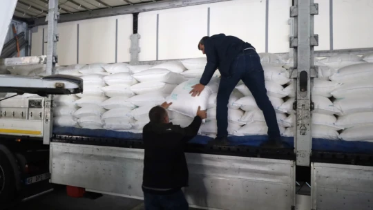 Üreticilere 169 ton arı yemi desteği
