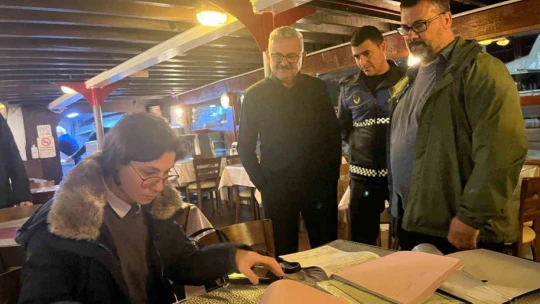 Zabıtadan yılbaşı denetimi