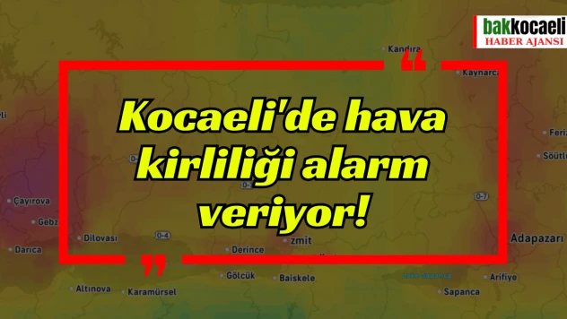 Kocaeli'de hava kirliliği alarm veriyor!