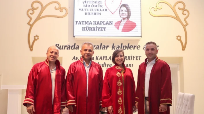 1 TL olan nikah salonlarından 3 ayda bin 107 çift faydalandı