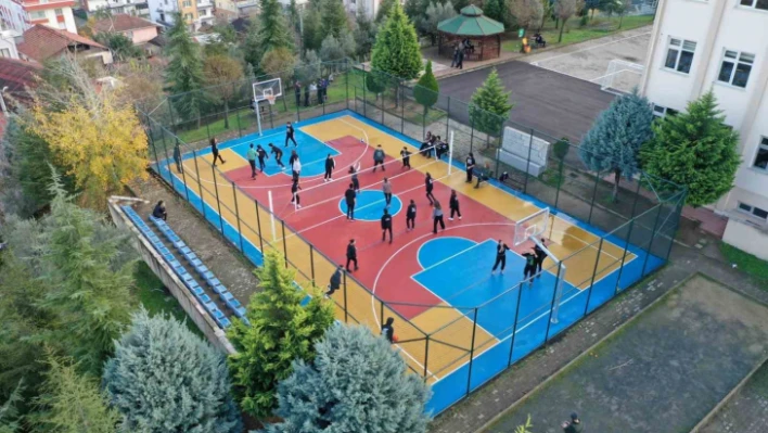 120 okula basketbol ve voleybol sahası yapılacak