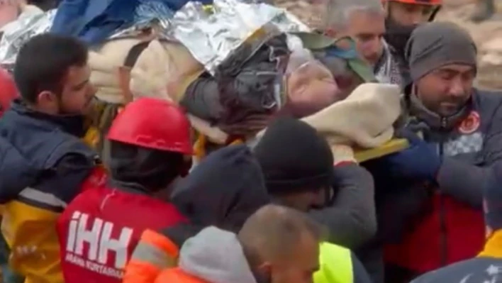 32 saat sonra sağ salim çıkarıldı