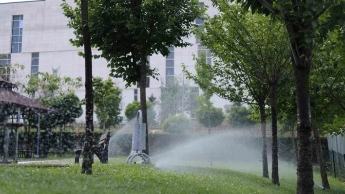 Akıllı sulama sistemi ile yeşil alanlar kurumayacak