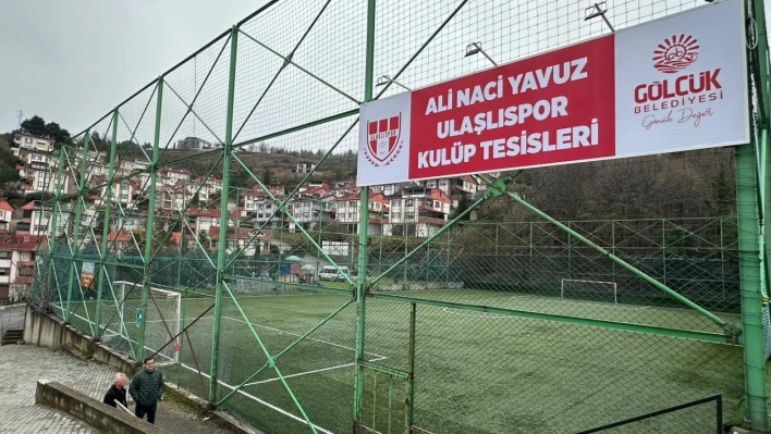 Ali Naci Yavuz'un ismi Ulaşlı'da futbol sahasına verildi