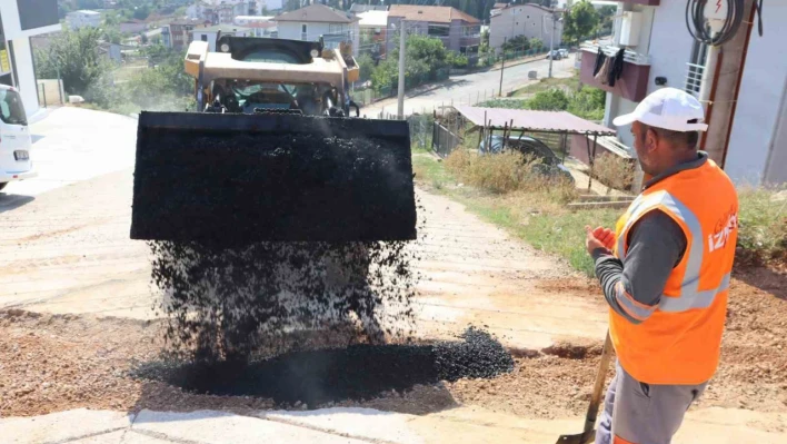 Alikahya'da hummalı asfalt çalışması