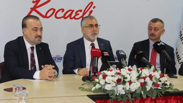 Bakan Işıkhan: Kocaeli'nin yanında olmaya devam edeceğiz