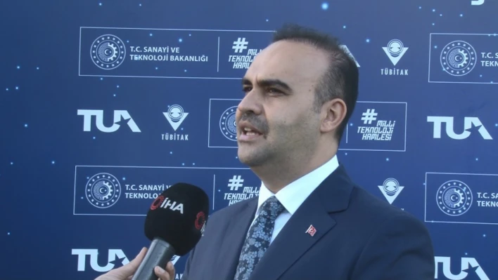 Bakan Kacır: 'Artık uzay liginde Türkiye A takımında'
