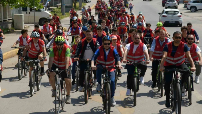 Başiskele'de bisiklet turu heyecanı