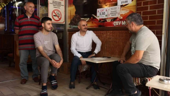 Başkan Çiftçi, esnafın taleplerini dinledi