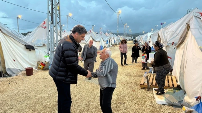 Başkan Kocaman deprem bölgesi Hatay'da