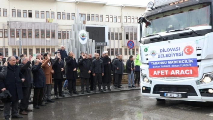 Başkan Şayir, 65 kişilik ekiple deprem bölgesinde
