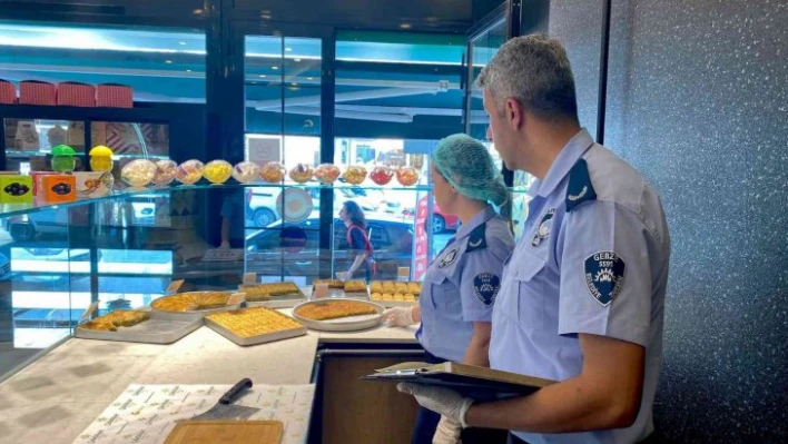 Bayram öncesi tatlı üretimi yapan iş yerleri denetlendi