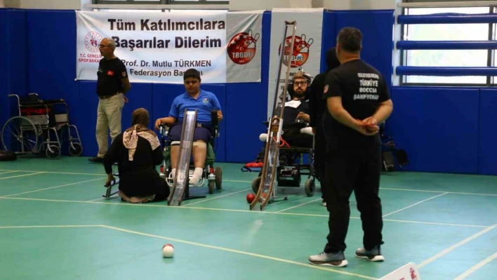 Boccia Türkiye Şampiyonası başladı